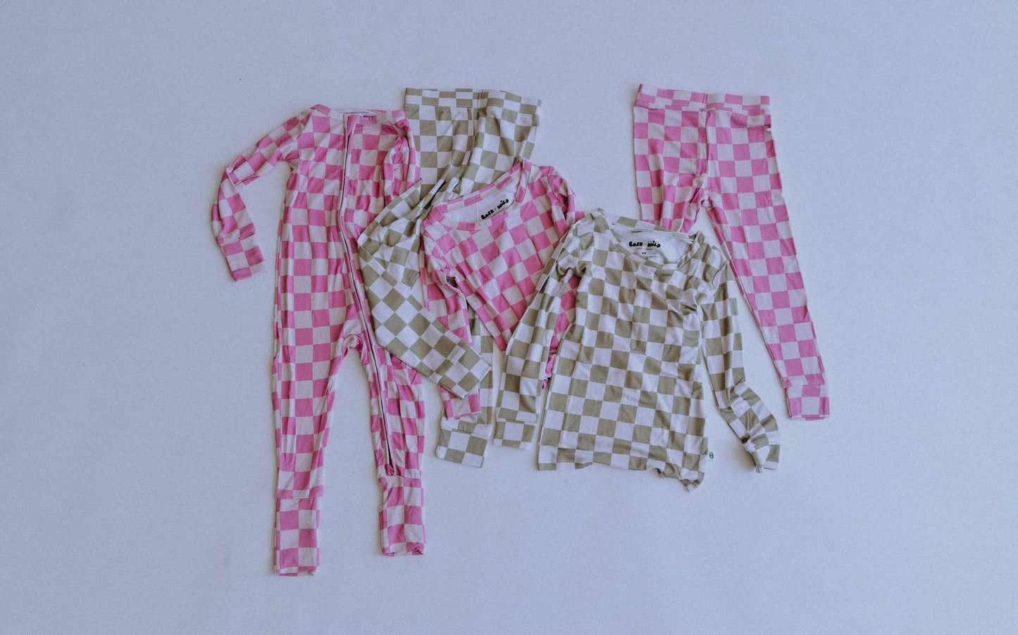 Checkered Sleep Romper