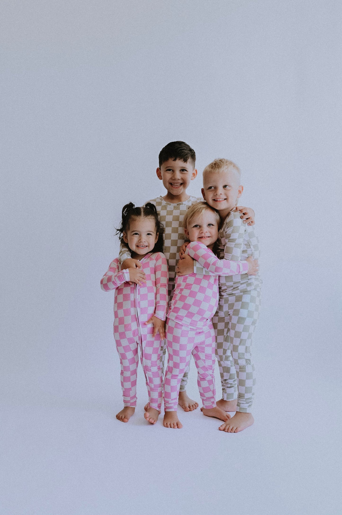 Checkered Sleep Romper
